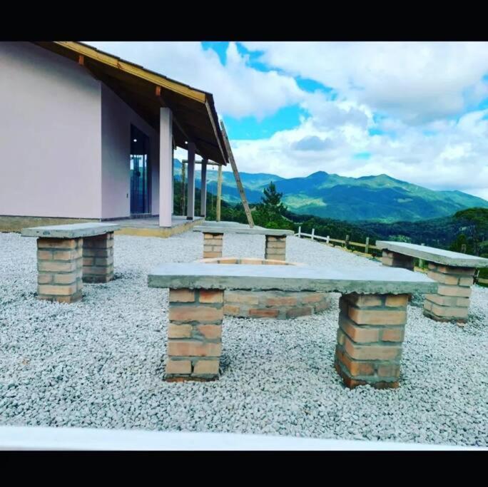 Cabana Recanto Do Arruda Para Casal Em Aguas Mornas Extérieur photo